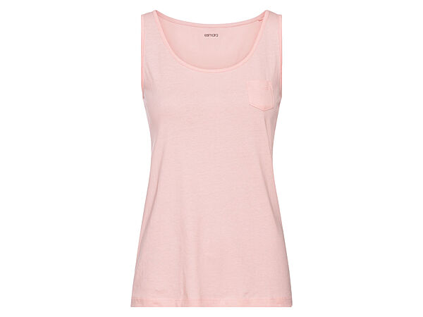 Піжамна майка бавовняна з кишенею для жінки Esmara LIDL 380051 рожевий