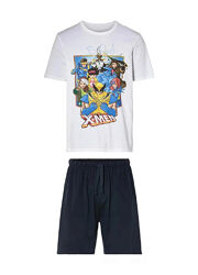 Піжама футболка і шорти для чоловіка Disney Marvel 443256 Різнобарвний