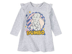 Сукня двунитка для дівчинки Disney Dumbo 412734 сірий