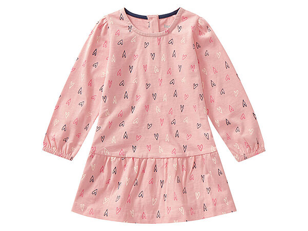 Сукня з довгими рукавами для дівчинки Lupilu LIDL 386733 рожевий