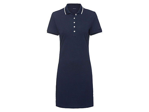 Сукня -поло polo з бавовняного піке для жінки Esmara LYCRA 371655 темно-синій