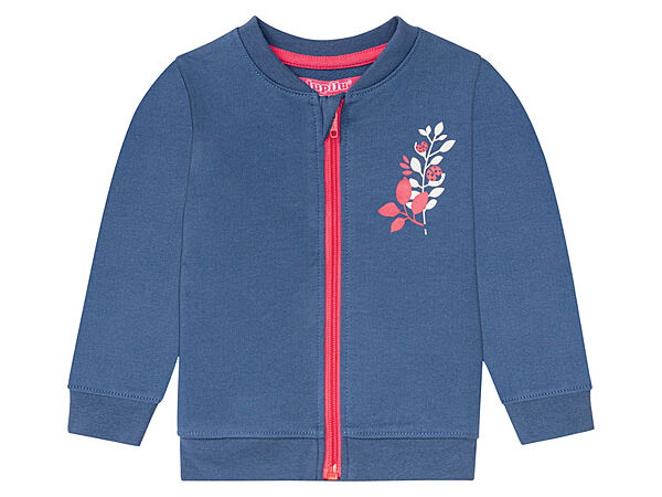 Толстовка двунитка для дівчинки Lupilu LIDL 372603 синій