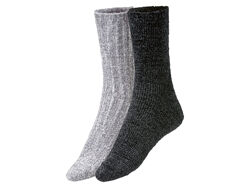 Шкарпетки набір 2 пари із синелі для жінки Esmara LYCRA 393351 Різнобарвний