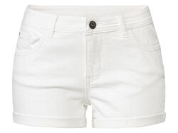 Шорти міні джинсові для жінки Esmara LIDL 406996 білий