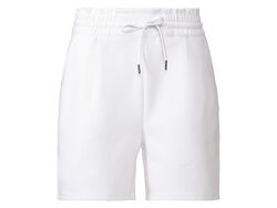 Шорти Бермуди на резинці з кишенями для жінки Esmara Lenzing 409313 білий