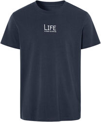 Футболка бавовняна з принтом для чоловіка Livergy LIDL 464212 темно-синій