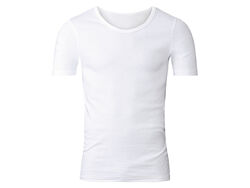 Футболка натільна бавовняна трикотажна для чоловіка Livergy LIDL 499675 білий