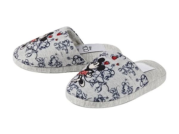 Хатні капці з антиковзною підошвою для дівчинки Disney Minnie Mouse 447495 сірий