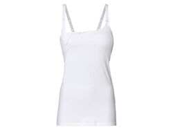 Майка для мам-годувальниць з вшитим топом для жінки Esmara LYCRA 435193 білий