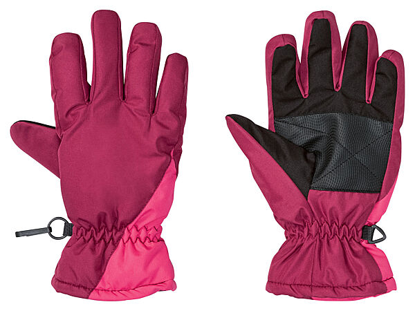 Перчатки водонепроникні на мікрофлісі для дівчинки Crivit 3M Thinsulate 391301 рожевий