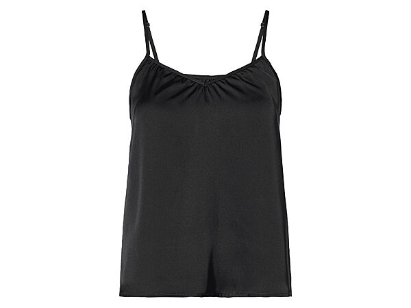 Топ атласний для жінки Esmara LIDL 463506 чорний