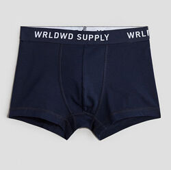 Трусики -боксери для хлопчика H&M 0767123-107 темно-синій