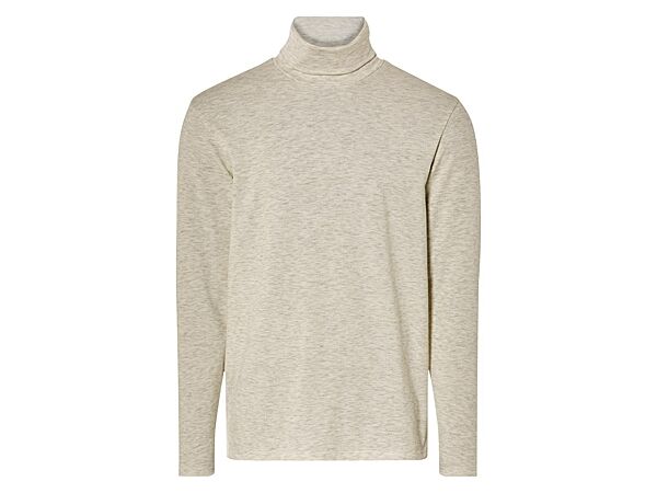Гольф-водолазка на флісі для чоловіка Livergy Lenzing 458522 бежевий