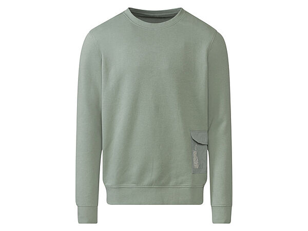 Світшот на флісовій підкладці для чоловіка Livergy LIDL 498465 зелений