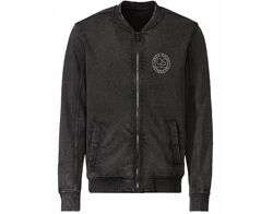 Толстовка з двунитки для чоловіка s. Oliver LIDL 423956 чорний