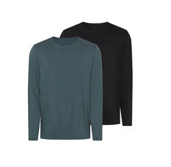 Футболка-лонгслів набір 2 шт. для чоловіка Livergy LIDL 463996 Різнобарвний