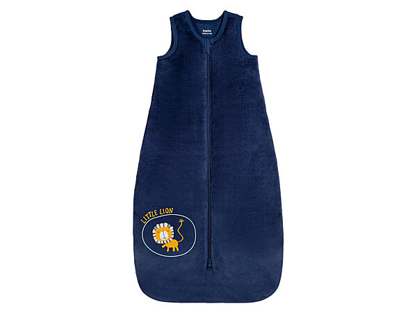 Спальний мішок велюровий утеплений для дівчинки Lupilu LIDL 370411 темно-синій