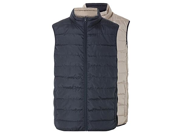 Теплий жилет двосторонній 2в1 для чоловіка Livergy BIONIC-FINISH ECO 463997 Різнобарвний