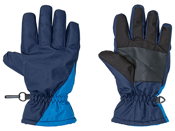 Перчатки водонепроникні на мікрофлісі для хлопчика Crivit 3M Thinsulate 391301 темно-синій