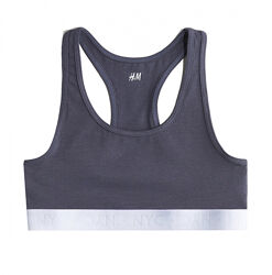 Топ борцівка для дівчинки H&M 0942256-015 графітовий