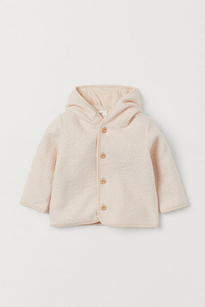 Кардиган вовняний для дівчинки H&M Baby Exclusive 0696142-005 молочний