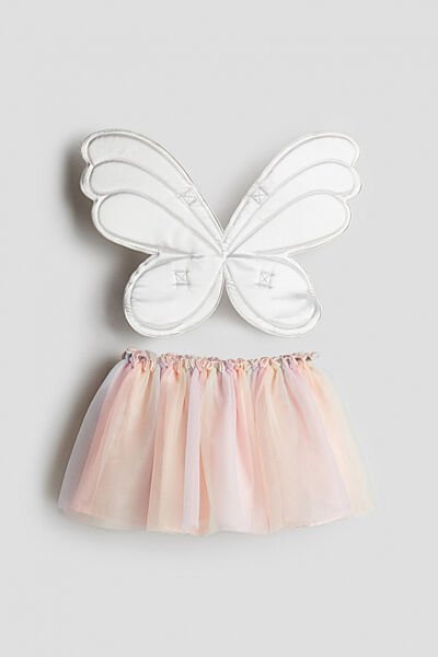 Карнавальний костюм спідниця та крильця для дівчинки H&M Regular fit 1249957-002 Різнобарвний