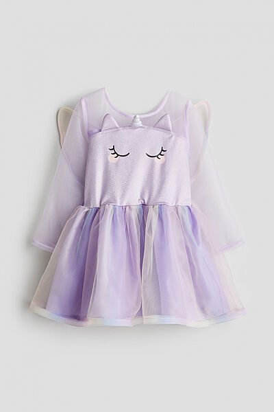 Карнавальний костюм сукня та крильця для дівчинки H&M My Little Pony 1240690-001 бузковий