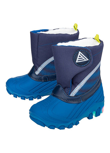 Чоботи сноубутси з підсвічуванням для хлопчика Lupilu 3M Scotchlite 393105 синій