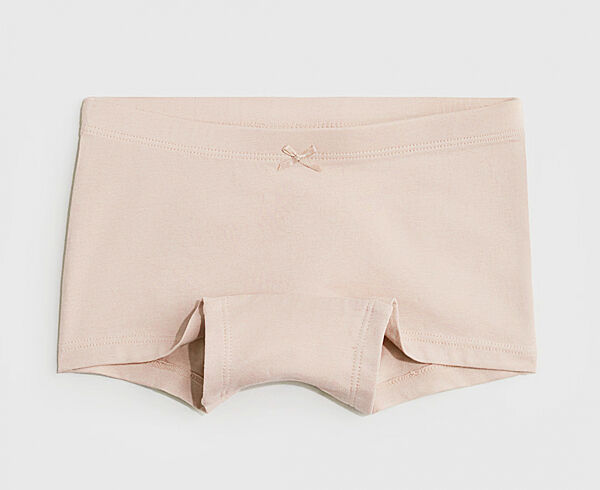 Трусики -боксери однотонні для дівчинки H&M 0690054-045 бежевий