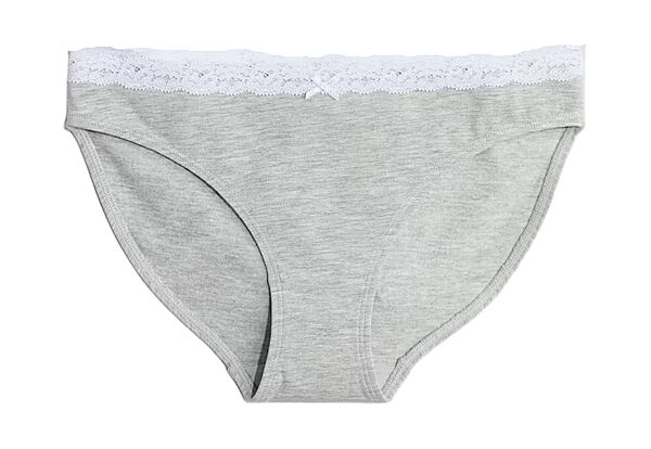 Трусики сліпи з мереживом для дівчинки H&M 1211242-002 сірий