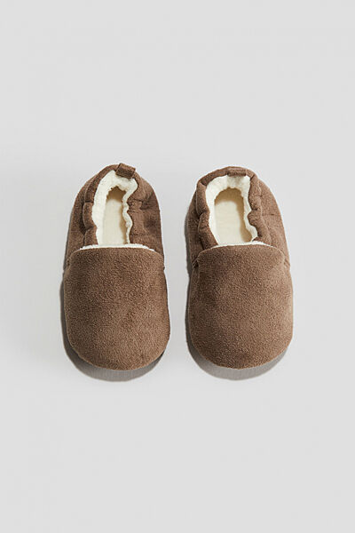 Хатні капці антиковзна підошва для хлопчика H&M 1240873-001 коричневий