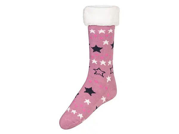 Шкарпетки на плюшевій підкладці для жінки Esmara LIDL 457099 рожевий