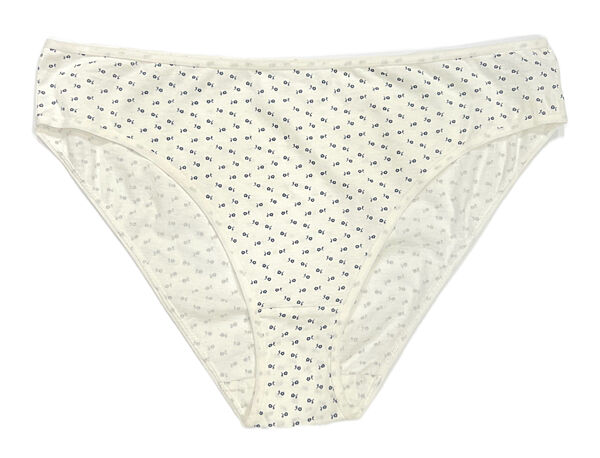 Трусики-сліп бавовняні з принтом для жінки Primark Cares BDO93561 білий