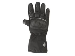 Моторукавички з захистом і світвловідбивачами для чоловіка Crivit 3M Thinsulate 464531 чорний