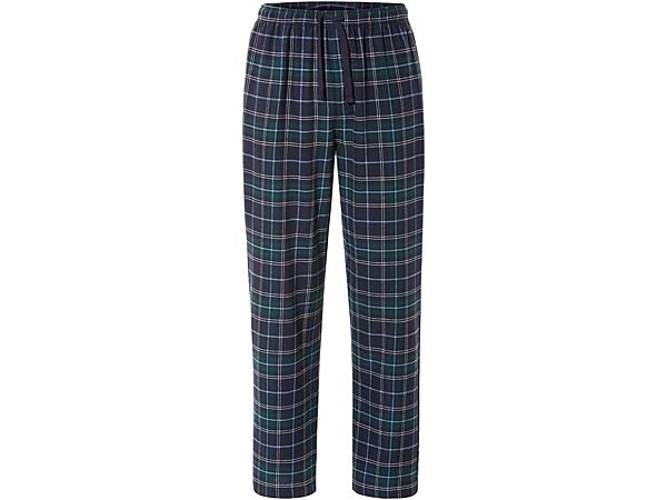 Піжамні штани фланелеві для чоловіка Livergy LIDL 457107 темно-синій