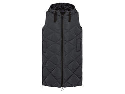 Теплий жилет подовжений для жінки Esmara BIONIC-FINISH ECO 378057 чорний