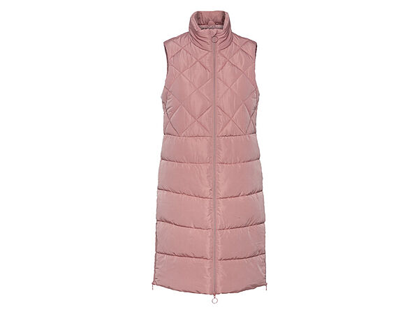 Теплий жилет подовжений для жінки Esmara BIONIC-FINISH ECO 418841 рожевий