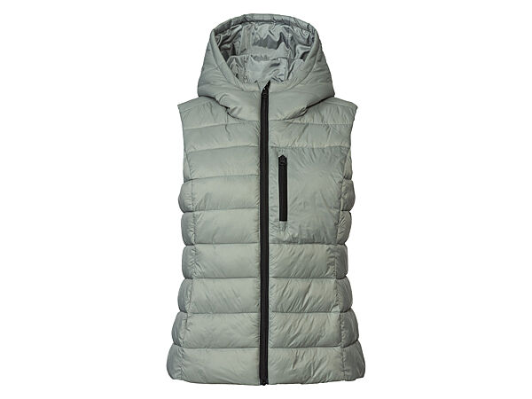 Теплий жилет з капюшоном для жінки Esmara Dope Dyed 418848 зелений