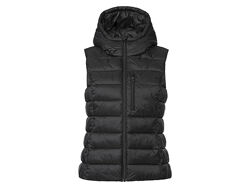 Теплий жилет з капюшоном для жінки Esmara Dope Dyed 418848 чорний