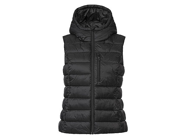 Теплий жилет з капюшоном для жінки Esmara Dope Dyed 418848 чорний