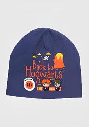 Шапка трикотажна з принтом для хлопчика C&A 2166404 темно-синій