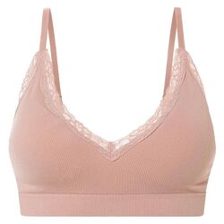 Бюстгальтер безшовний зі знімними вкладками для жінки Esmara LYCRA 464818 бежевий