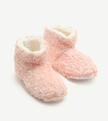 Хатні капці зі штучного хутра та мережива для жінки Ardene Memory foam 9B-FW01431 рожевий