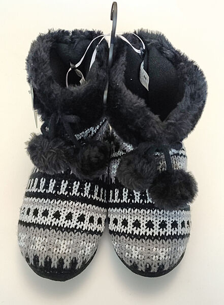 Хатні капці в&acuteязані з ефектом пам&acuteяті для жінки Ardene Memory foam 9B-FW01626 сірий