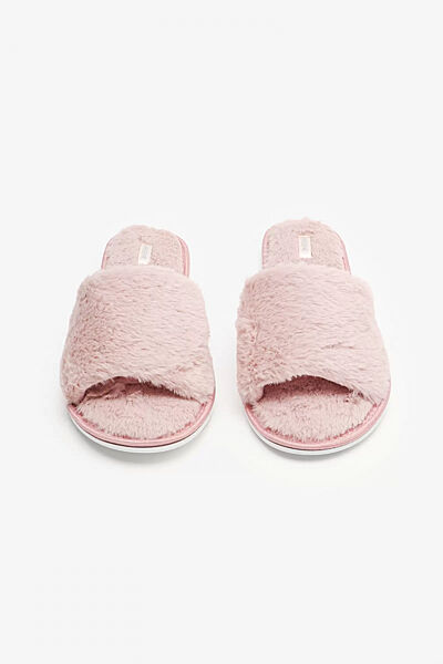 Хатні капці утеплені з ефектом пам для жінки Ardene Memory foam OB-FW30583-05 рожевий