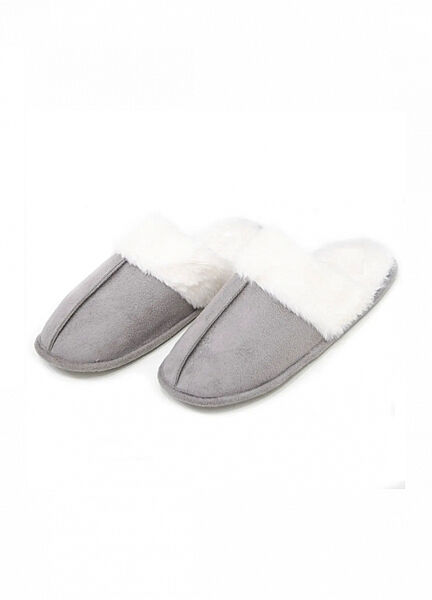 Хатні капці утеплені з ефектом пам´яті для жінки Ardene Memory foam OB-FW30593-05 сірий
