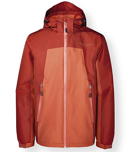 Куртка мембранна водо-вітро захист 3000мм для чоловіка Crivit BIONIC-FINISH ECO 301755 помаранчевий