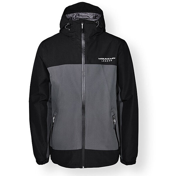 Куртка мембранна водо-вітро захист 3000мм для чоловіка Crivit BIONIC-FINISH ECO 301755 сірий