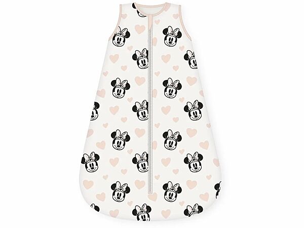 Спальний мішок бавовняний утеплений для дівчинки Disney Minnie Mouse 463684 білий