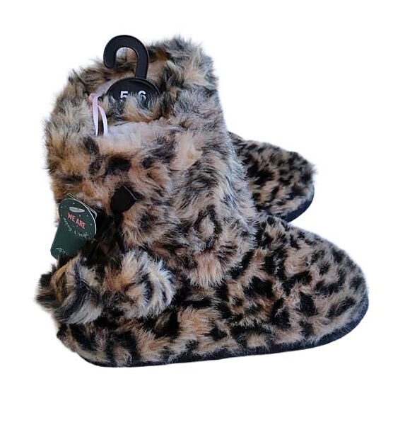 Хатні капці зі штучного хутра для жінки Ardene Memory foam 9B-FW01501 коричневий